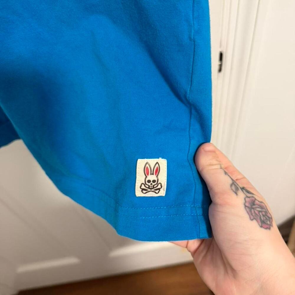 Psycho Bunny Blue T Shirt Size Large - Picture 3 of 7